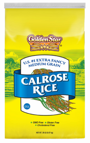 Golden Star Calrose Rice Perspective: front