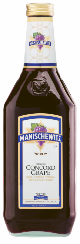 Manischewitz Concord Grape Fruit Wine Perspective: front