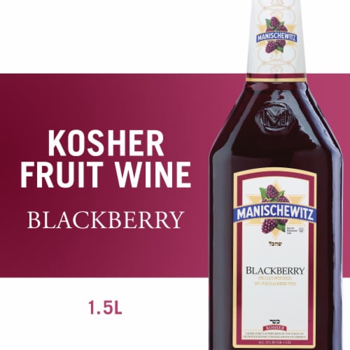 Manischewitz Blackberry Red Wine Perspective: front