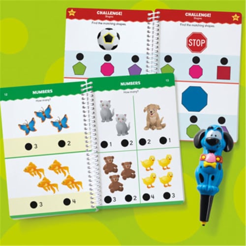 Educational Insights® Hot Dots® Junior Let's Master Pre-Kindergarten Math Set with Ace Pen Perspective: front