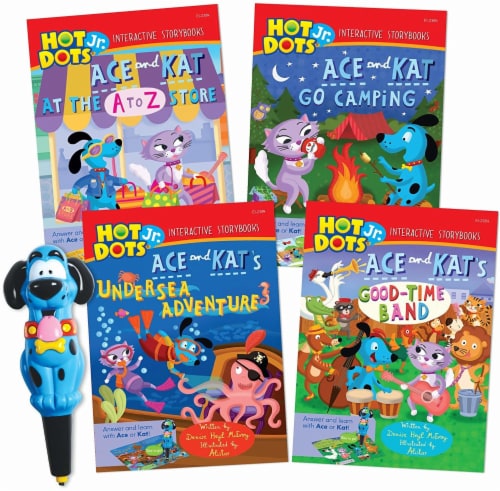 Educational Insights Hot Dots Jr. Interactive Storybooks, 5 pc