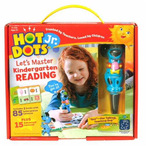 Educational Insights Hot Dots Jr. Let's Master Reading Grade K Set with Ace  Pen, 1 ct - Fry's Food Stores