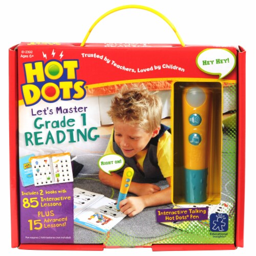 Educational Insights Hot Dots Lets Master Grade 1 Reading Book Perspective: front