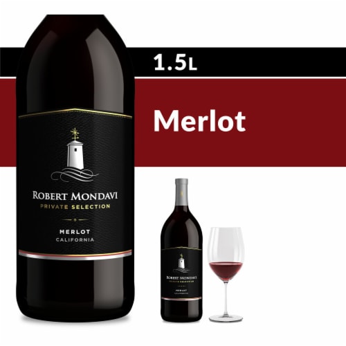 Robert Mondavi Private Selection Merlot Red Wine Perspective: front