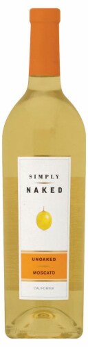 Simply Naked Unoaked Moscato Perspective: front
