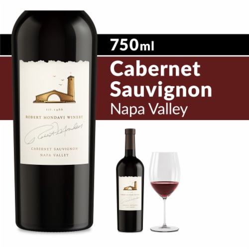 Robert Mondavi Winery Napa Valley Cabernet Sauvignon Red Wine Perspective: front