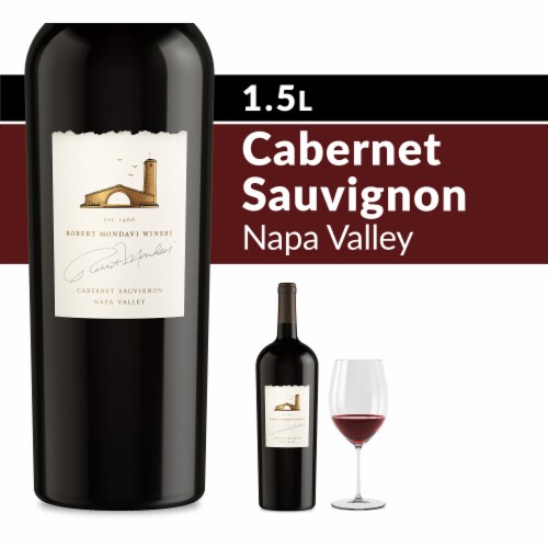 Robert Mondavi Winery Napa Valley Cabernet Sauvignon Red Wine Perspective: front