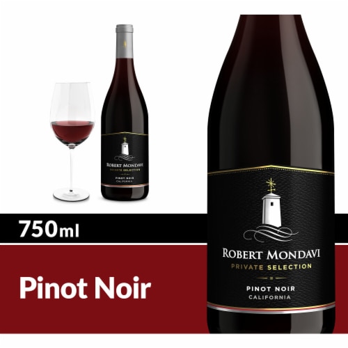 Robert Mondavi Private Selection Pinot Noir Red Wine Perspective: front