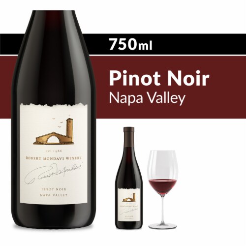 Robert Mondavi Winery Napa Valley Pinot Noir Red Wine Perspective: front