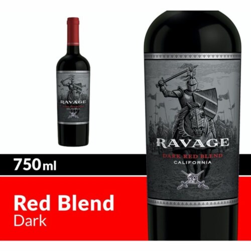 Ravage Dark Side Red Blend Red Wine Perspective: front
