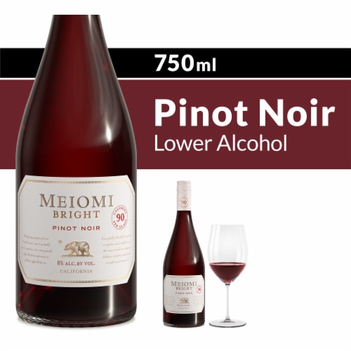Meiomi Bright California Pinot Noir Red Wine Perspective: front