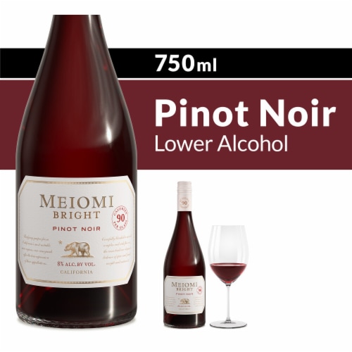 Meiomi Bright California Lower Alcohol* Pinot Noir Red Wine