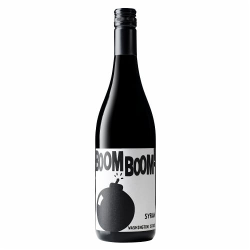 Charles Smith Wines Boom Boom! Syrah Red Wine Perspective: front