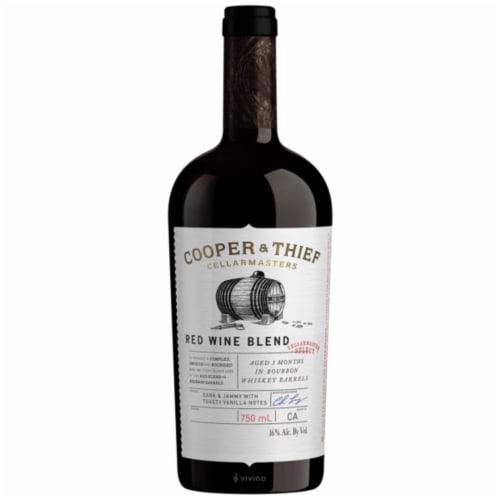 fleksibel jeg behøver præst Cooper and Thief Bourbon Barrel Aged Red Blend Red Wine, 750 ml - Kroger