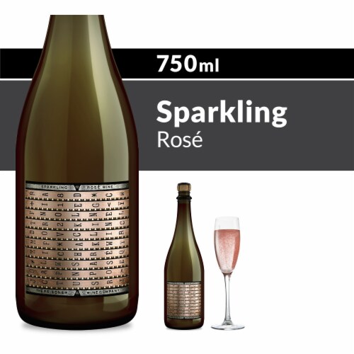 The Prisoner Wine Company Unshackled Rose Sparkling Wine Perspective: front
