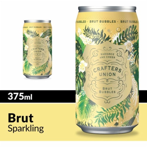 Crafters Union Bubbles Brut White Wine Can