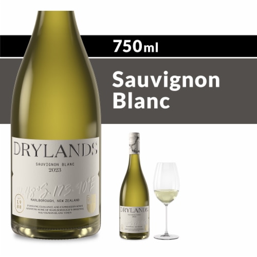 Drylands Marlborough Sauvignon Blanc White Wine Perspective: front
