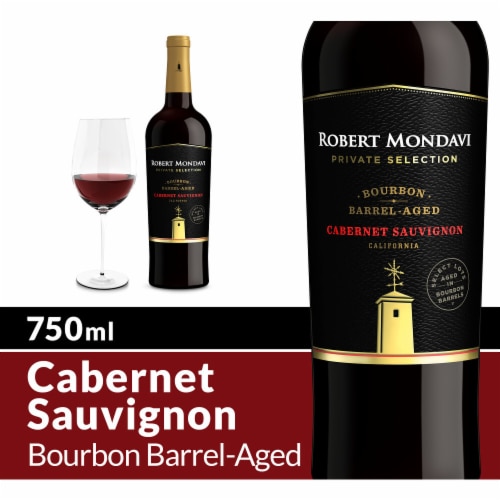 Robert Mondavi Private Selection Bourbon Barrel Aged Cabernet Sauvignon Red Wine Perspective: front