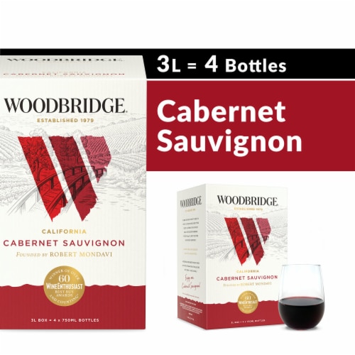 Woodbridge Cabernet Sauvignon Red Wine Box Perspective: front