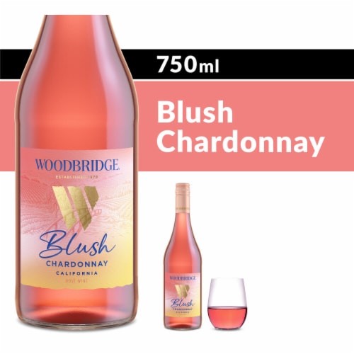 Woodbridge Blush Chardonnay Rosé Wine Perspective: front