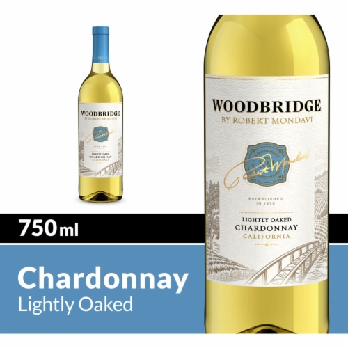 Woodbridge® by Robert Mondavi Lightly Oaked Chardonnay California White Wine Perspective: front