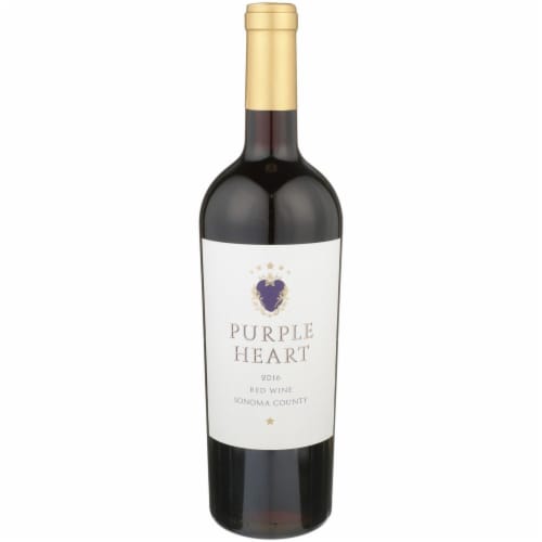 Purple Heart Red Blend Wine Perspective: front