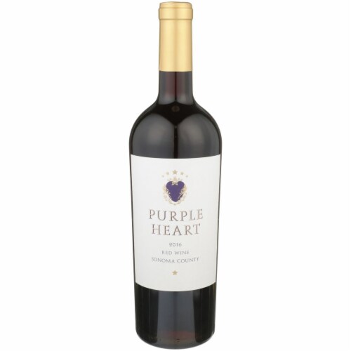 Purple Heart California Red Wine Perspective: front