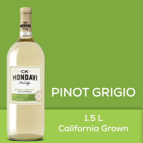 Ck Mondavi Pinot Grigio California White Wine Perspective: front