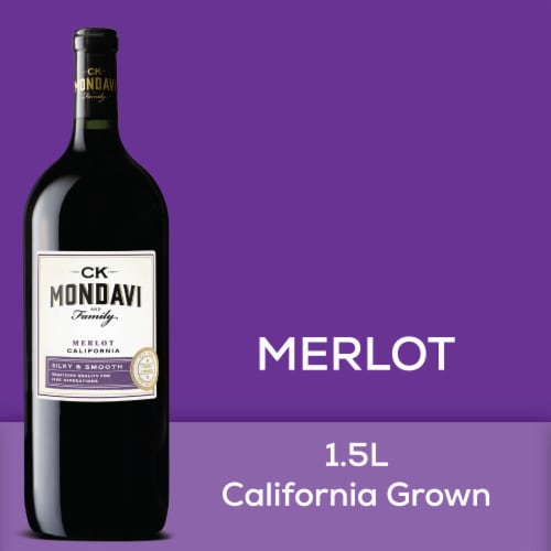 Ck Mondavi Merlot California Red Wine Perspective: front