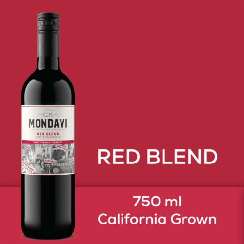 Ck Mondavi Blend California Red Wine Perspective: front