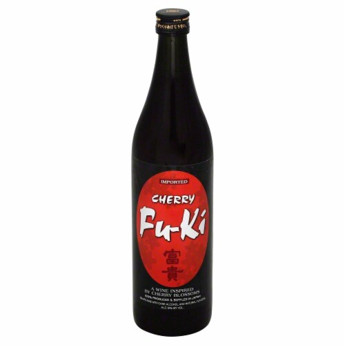 Fuki Cherry Japanese Wine Perspective: front