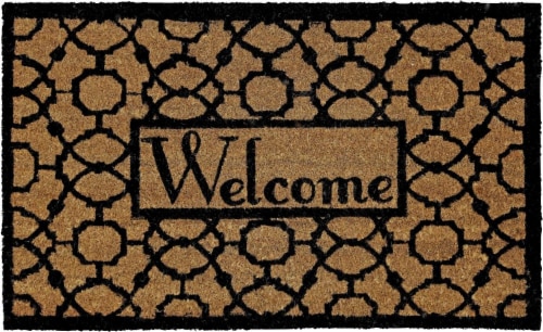 Mohawk Home Oriented Pattern Welcome Doormat - Black, 18 x 30 in - Kroger