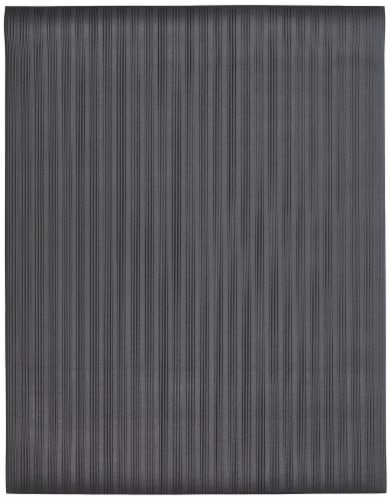 Mohawk Home Foot Lover Ribbed Door Mat - Gray Perspective: front