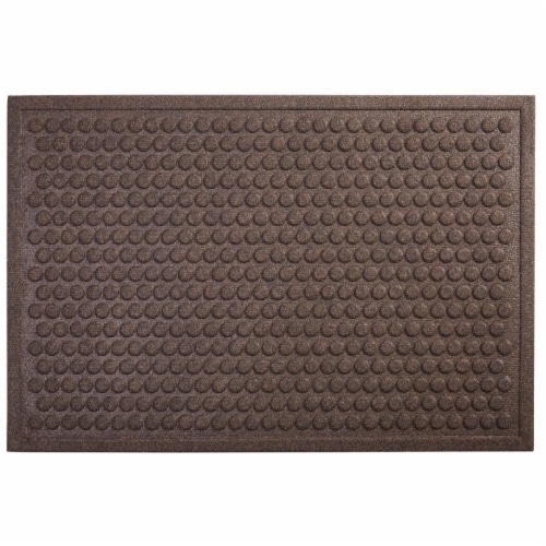 Dash of That Impressions Needle Punch Doormat - Chocolate Perspective: front