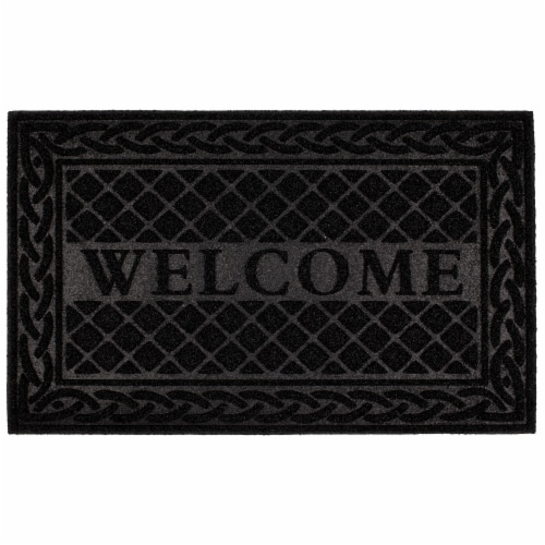 Mowhawk Home Braid Welcome Doormat Perspective: front