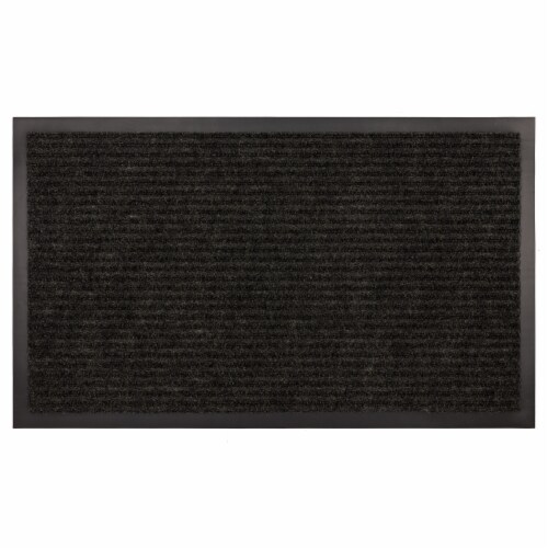 Mohawk Home Dura Vinyl Mat - Charcoal Perspective: front