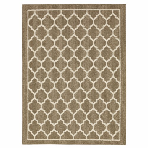Mohawk Home Beige/Starch Area Rug Perspective: front