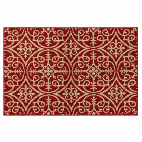 Mohawk Home Wyne Area Rug - Dark Sedona/Shell Perspective: front
