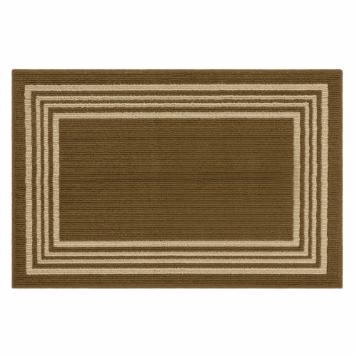 Mohawk Home Ashford Area Rug - Dark Earth/Shell/Biscuit Perspective: front
