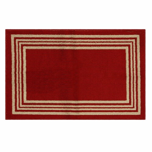 Mohawk Home Ashford Area Rug - Dark Sedona/Shell/Biscuit Perspective: front