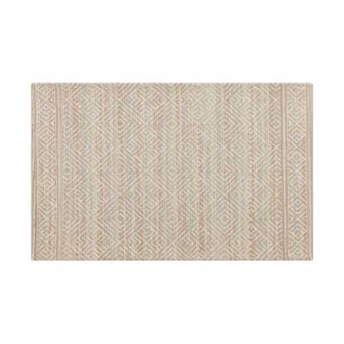 Mohawk Home Vintage Rug - Parquet Cream Perspective: front