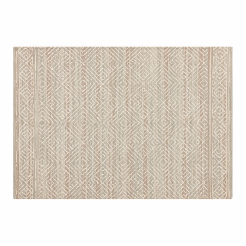 Mohawk Home Vintage Rug - Parquet Cream Perspective: front
