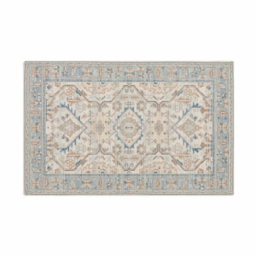 Mohawk Home Vintage Ashley Cream Rug Perspective: front