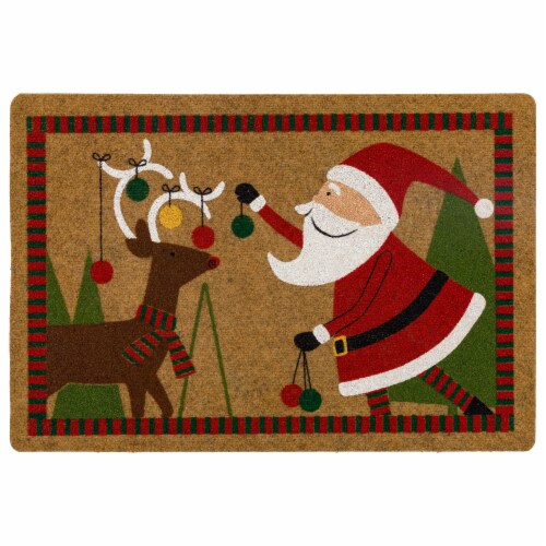 Mohawk Home All Dressed Up Door Mat Perspective: front