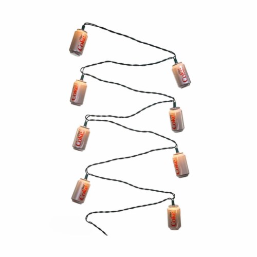 Kurt S. Adler 10-Light Diet Coke Can Light Set, 11.5 Perspective: front