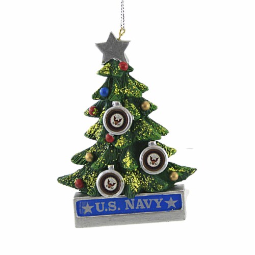 Holiday Ornament U.S. Navy Tree Ornament Service Military Christmas Na2181 Perspective: front