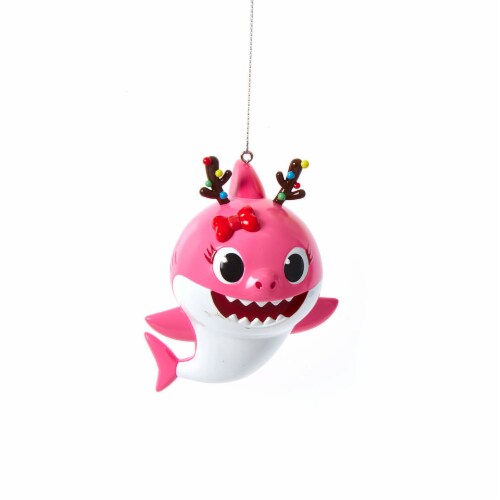 Baby Shark Christmas Ornament - Pink Perspective: front
