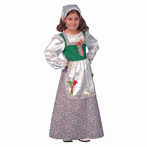 Dress Up America 373-L Dutch Girl Costume - Large 12-14 Perspective: front