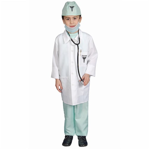 Dress Up America 207-T2 Deluxe Doctor Dress Up Costume Set - Toddler T2 Perspective: front