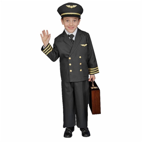 Dress Up America 365-T2 Pilot Boy Jacket - Size Toddler T2 Perspective: front